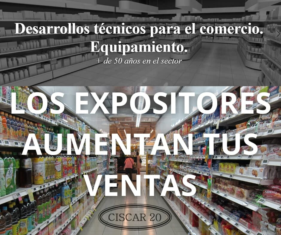 Post: Equipamiento comercial Expositores para aumentar ventas