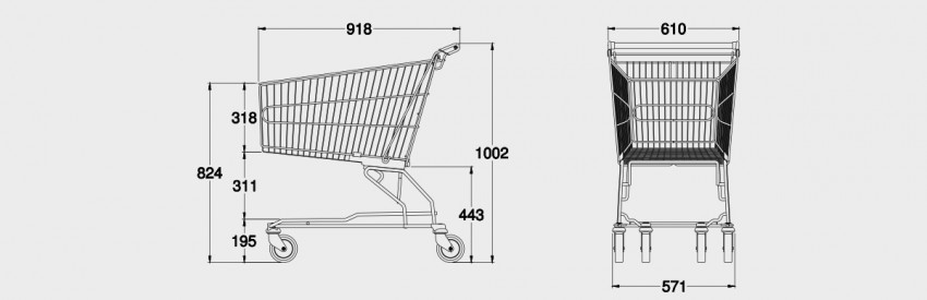 Imagen carro supermercado STD140